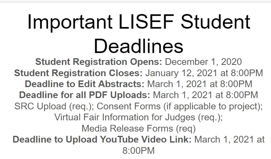 ISEF 美国附属赛申报避坑，6大注意事项要看清！！