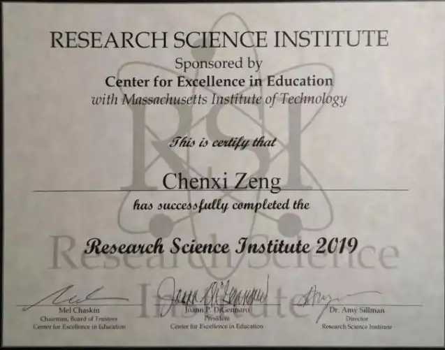 详解|Research Science Institute (RSI)殿堂级暑假科研夏校