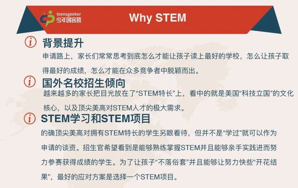 讲座回顾 | 美高申请中如何展示STEM特长