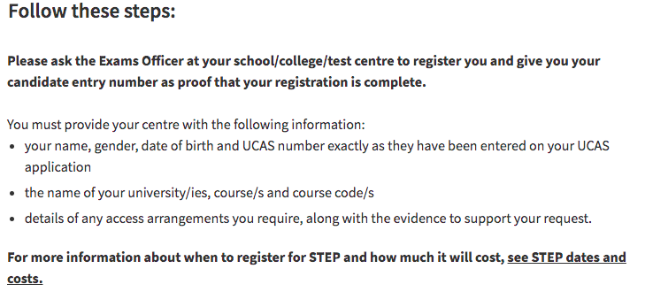 STEP 2021新变化！必须拿到Conditional Offer才能考