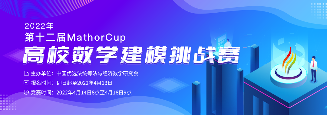 竞赛章程丨2022年MathorCup高校数学建模挑战赛