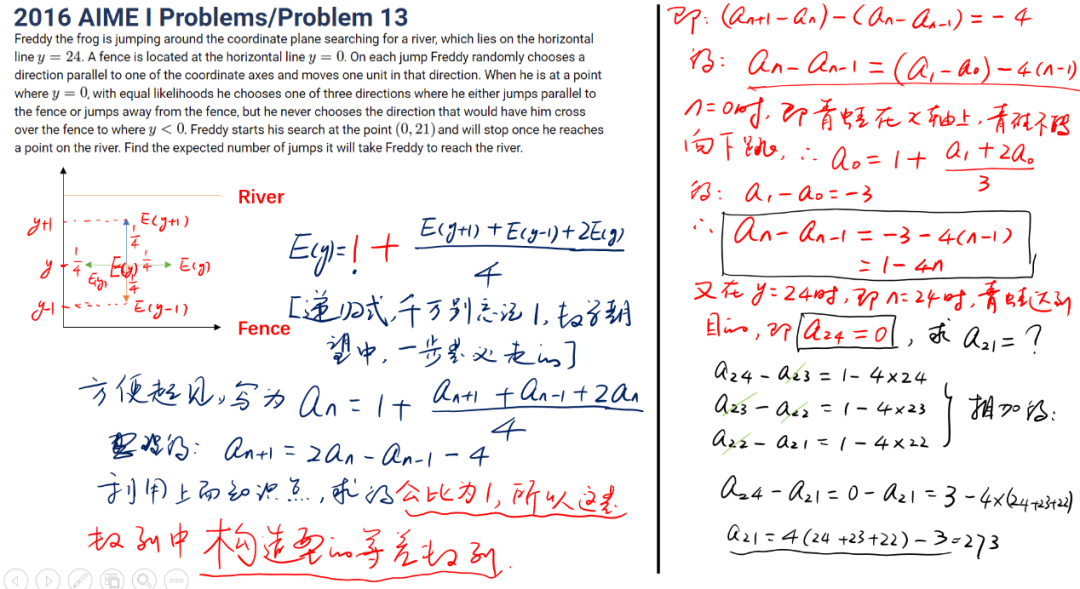 【独家发布】机构干货！AIME考前点拨（三）-- 递归与递推