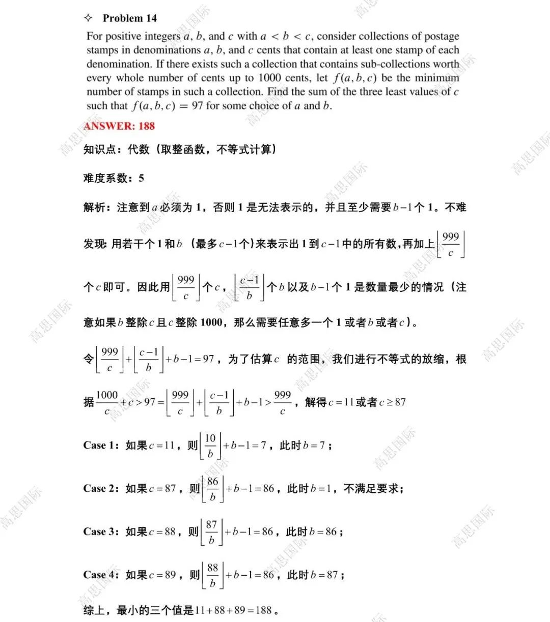 【独家】AIME2真题+解析+点评正式出炉，附分数线预测！速看→