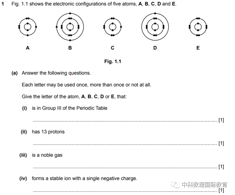 衔接高中的好课系列之-IGCSE化学