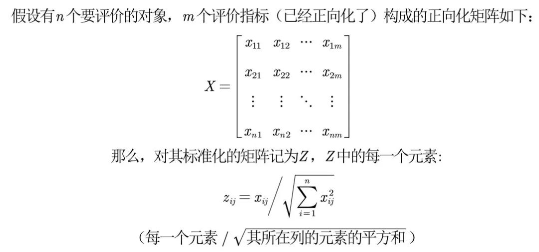 TOPSIS算法（优劣解距离法）的应用