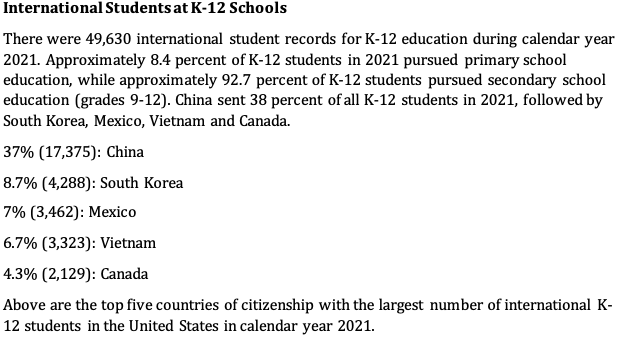 官方数据！2021年美国留学情势如何？中国依旧霸榜！