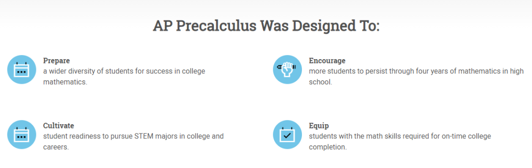 重磅！AP正式推出新科目：Precalculus 微积分预备！