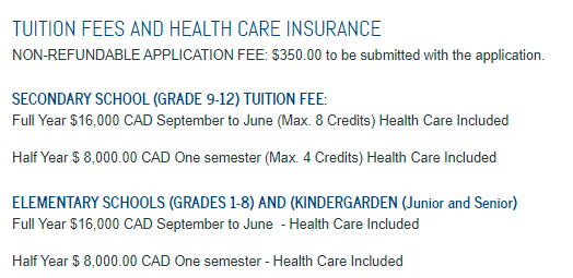 加拿大公立教育局2月入学申请节点和费用一览！