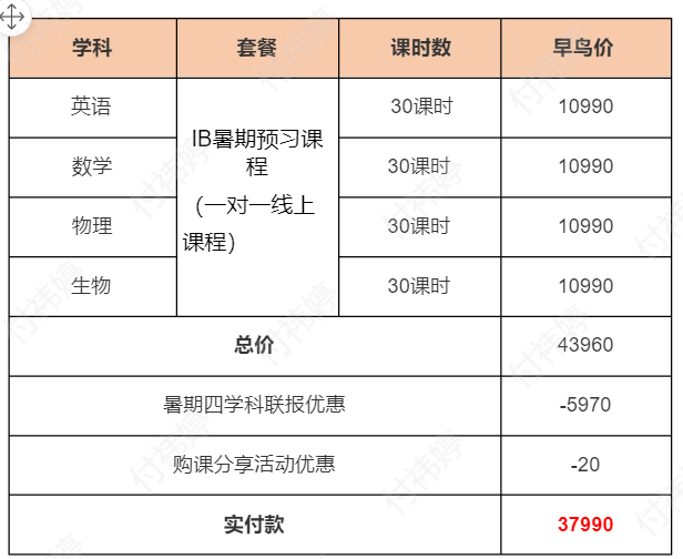 【UB学生案例集】一对一同步辅导课程（IB）