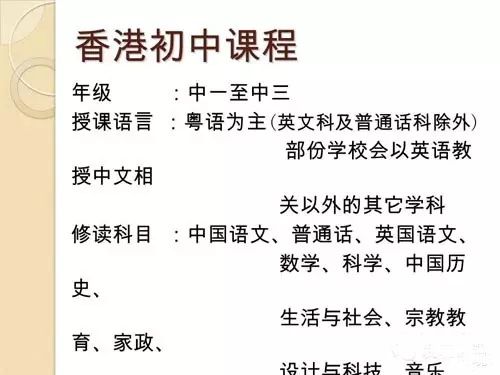 香港VS内地，学制有什么不同？如何插班到香港读书？