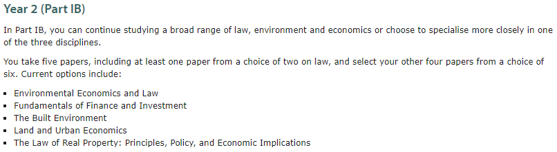 剑桥大学土地经济专业Land economy是什么？