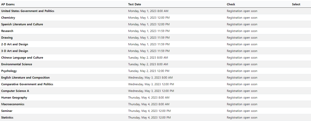 重要！2023韩国AP考试即将开放报名！第一轮报名将于11月截止！
