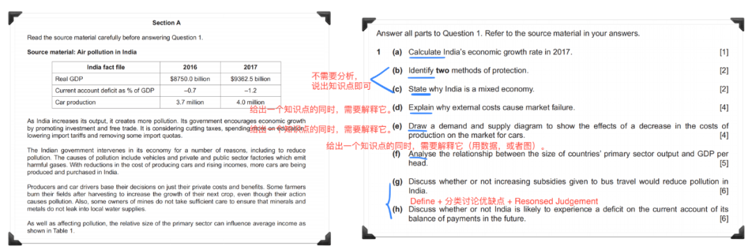 IGCSE 经济主流考试局 CIE 和 Edexcel 的区别