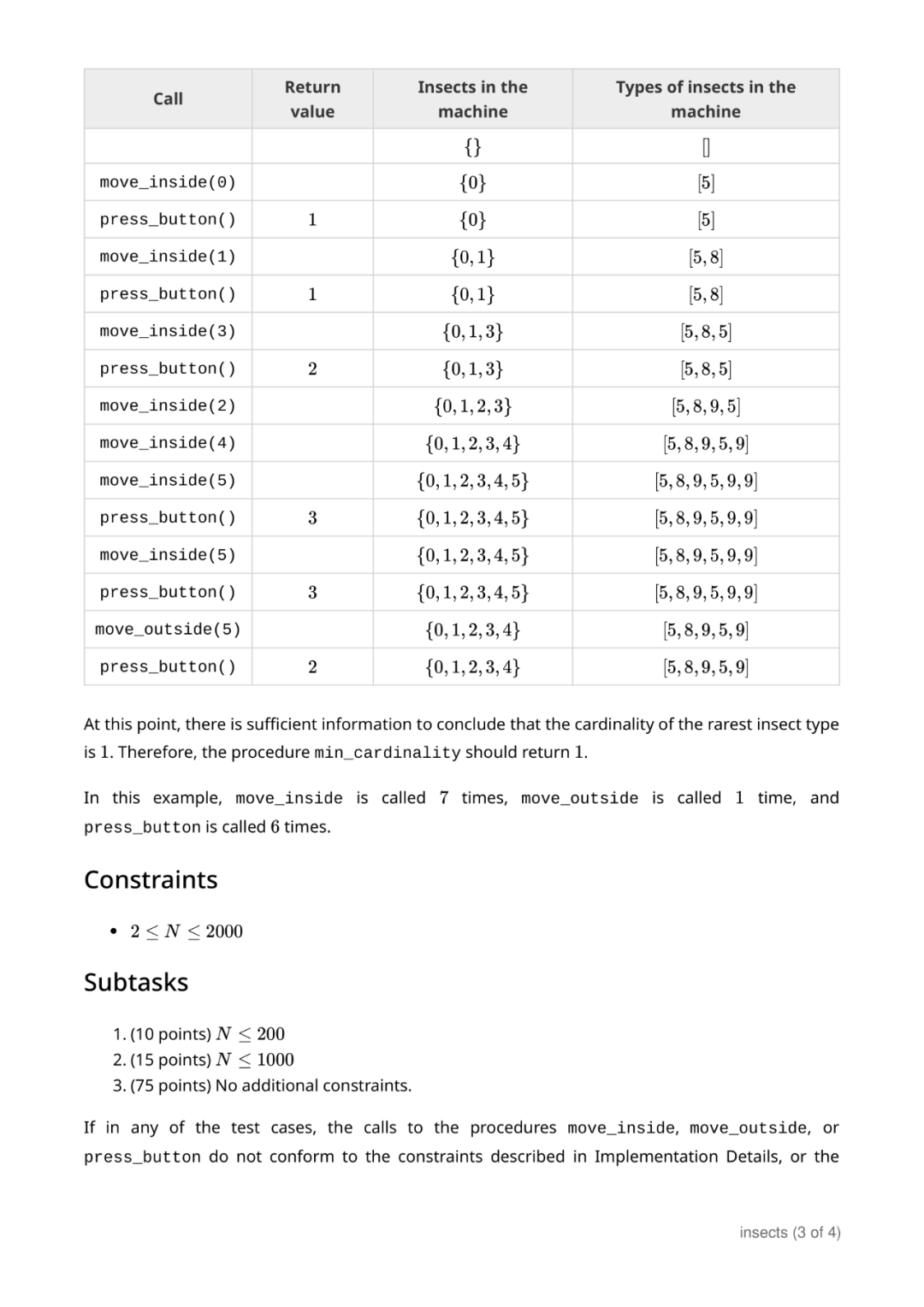 第 34 届国际信息学奥林匹克竞赛（IOI 2022）二试赛题