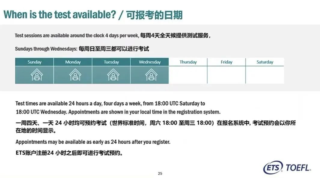 ETS发布家考报名最新要求！事关所有大陆托福考生！