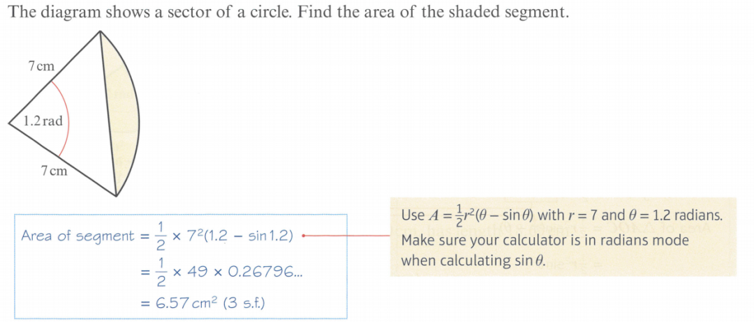 名师课堂！Chapter 7 Radians 弧度 Edexcel Math P1 知识点详解