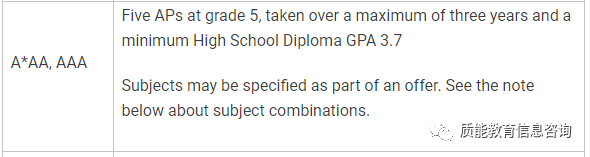 留学资讯 I 牛剑G5今年的AP申请要求汇总