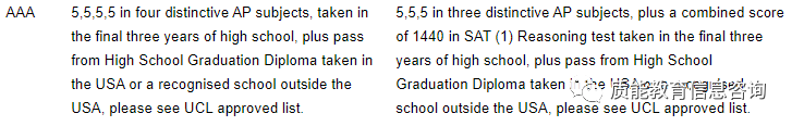 留学资讯 I 牛剑G5今年的AP申请要求汇总