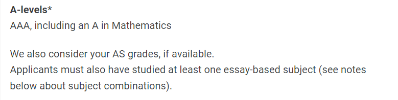 2023入学申请，LSE这个专业的A-level要求悄悄提高了... ....