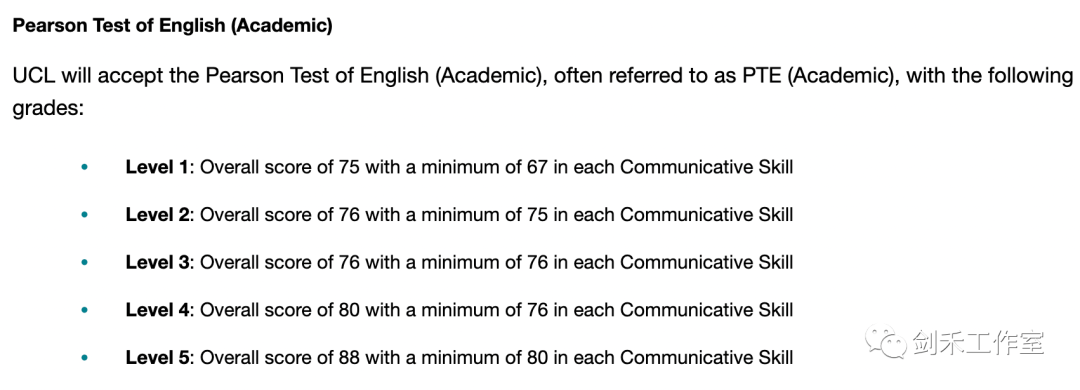 最新！UCL部分专业雅思要求提高至总分7.5，小分7