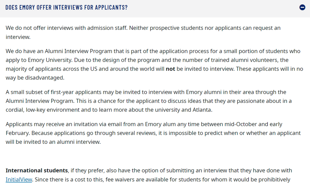 小心：这个申请季部分大学调整面试政策，也有大学不早点递交无面试机会-附美国TOP30大学面试政策一览！