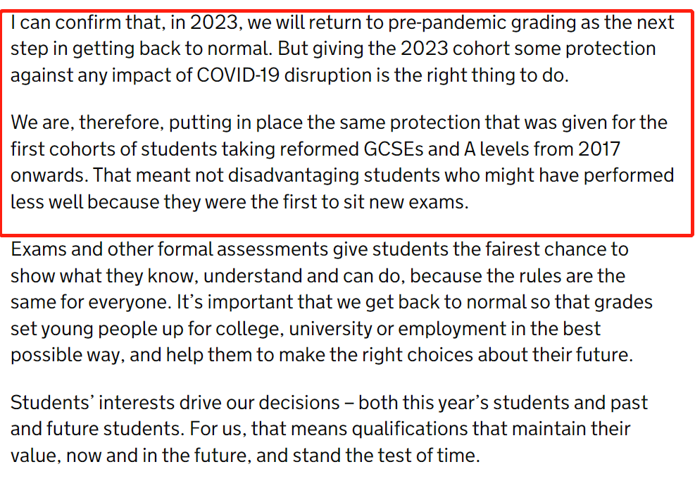 2023年ALevel评分进一步收紧，正在进行的秋季大考或成最后机会？