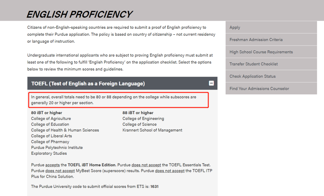 托福总分达标就完事了？这几所美国大学，有单项成绩要求！