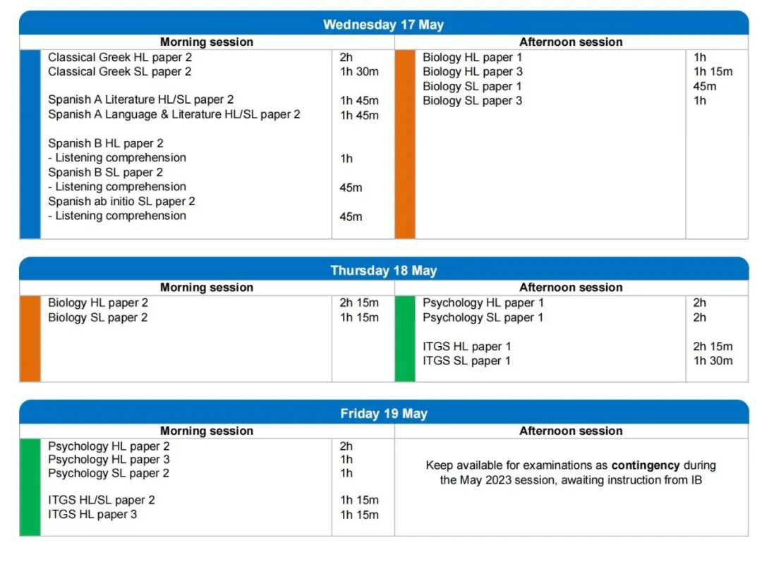以时区划分考区，成绩评估进一步收紧！2023年IBDP大考将如何安排？