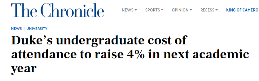 优质教育=掏空钱包？美国大学近20年学费增长175%！