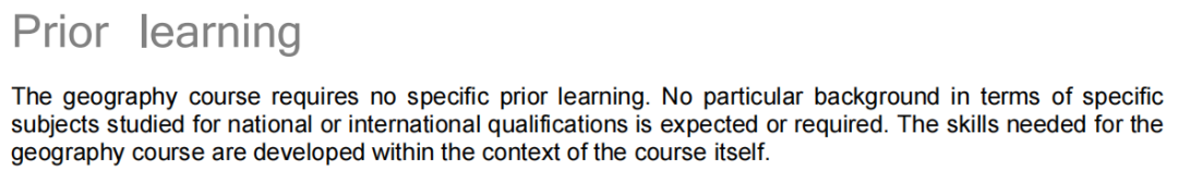 学习IBDP第3个人与社会科目组的课程，需要提前具备相关知识基础吗？