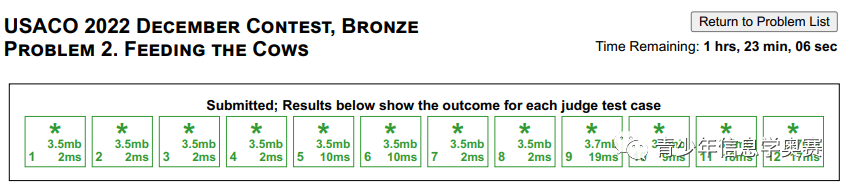 【福利】USACO 2022-2023赛季试题解析系列（12月晋级赛）