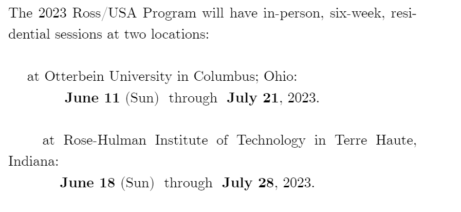 Ross｜美国罗斯数学夏令营2023年真题来了，解题思路指导课已上线