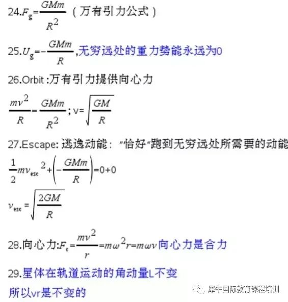 AP物理C力学及电磁学考点公式盘点，AP物理C课程在线/面授培训报名