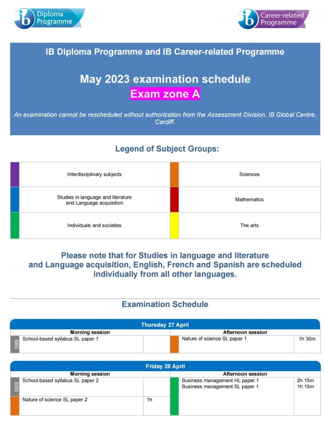 2023年IB考纲改革！这些科目有重大调整！（附5月IB考试安排）