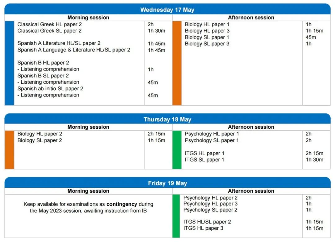 2023年IB考纲改革！这些科目有重大调整！（附5月IB考试安排）