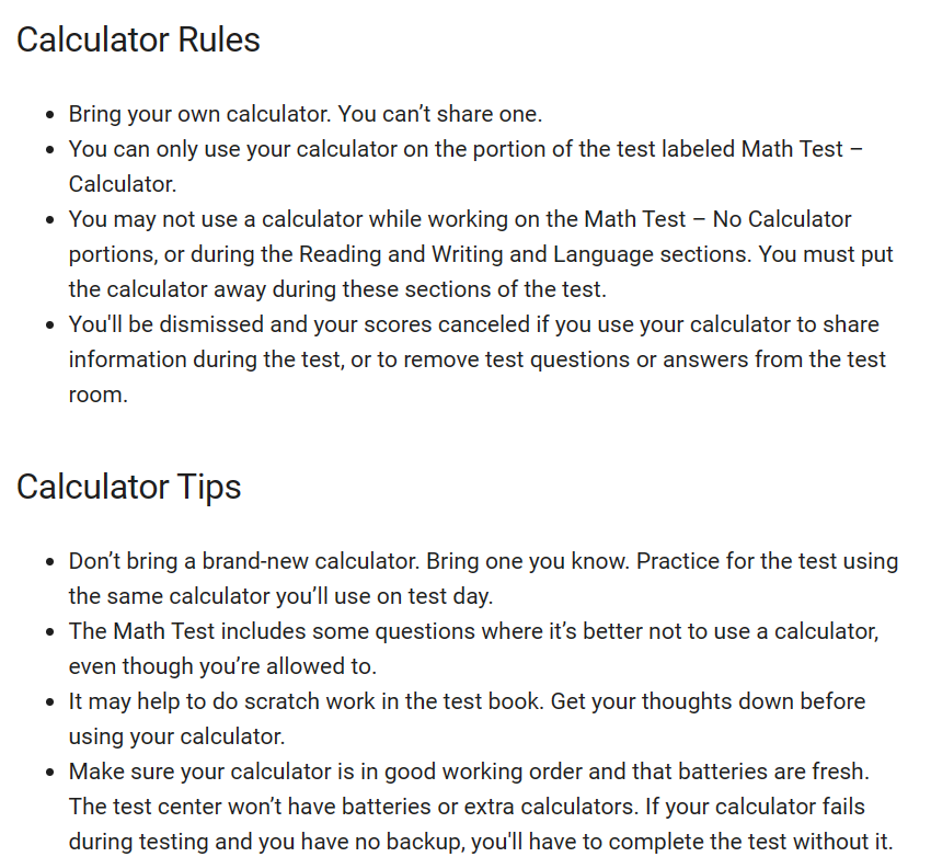 【最全科普】SAT/ACT/AP的计算器政策以及使用攻略