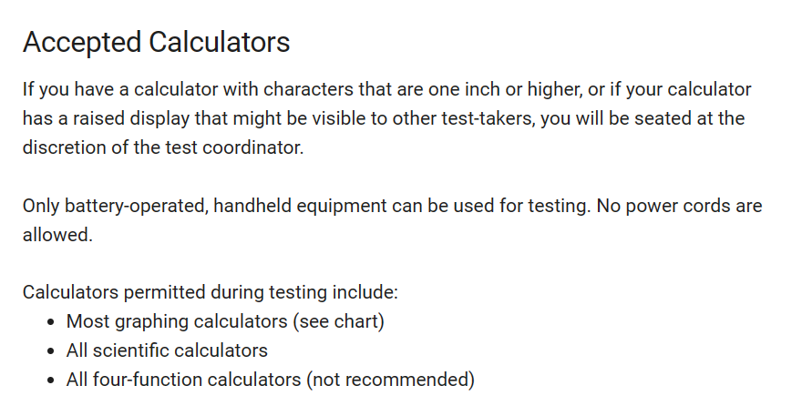 【最全科普】SAT/ACT/AP的计算器政策以及使用攻略