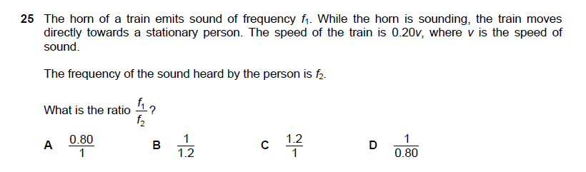 CAIE：ALevel物理（paper 1）选择易错题分析