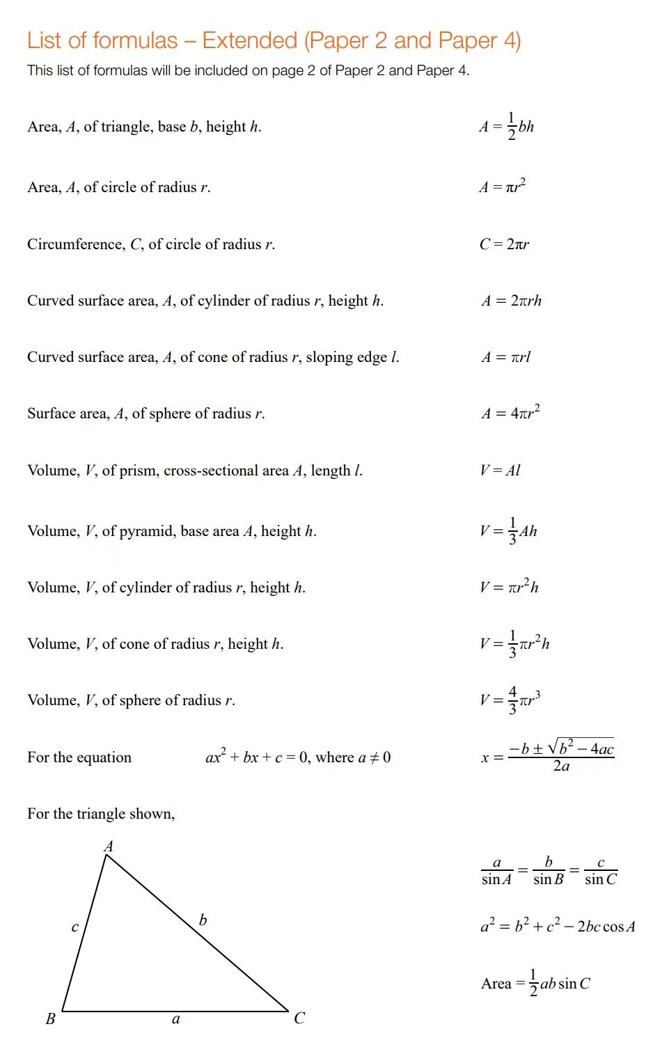 CAIE更新IGCSE数学考纲，考试禁止使用计算器！考点有哪些新变化？