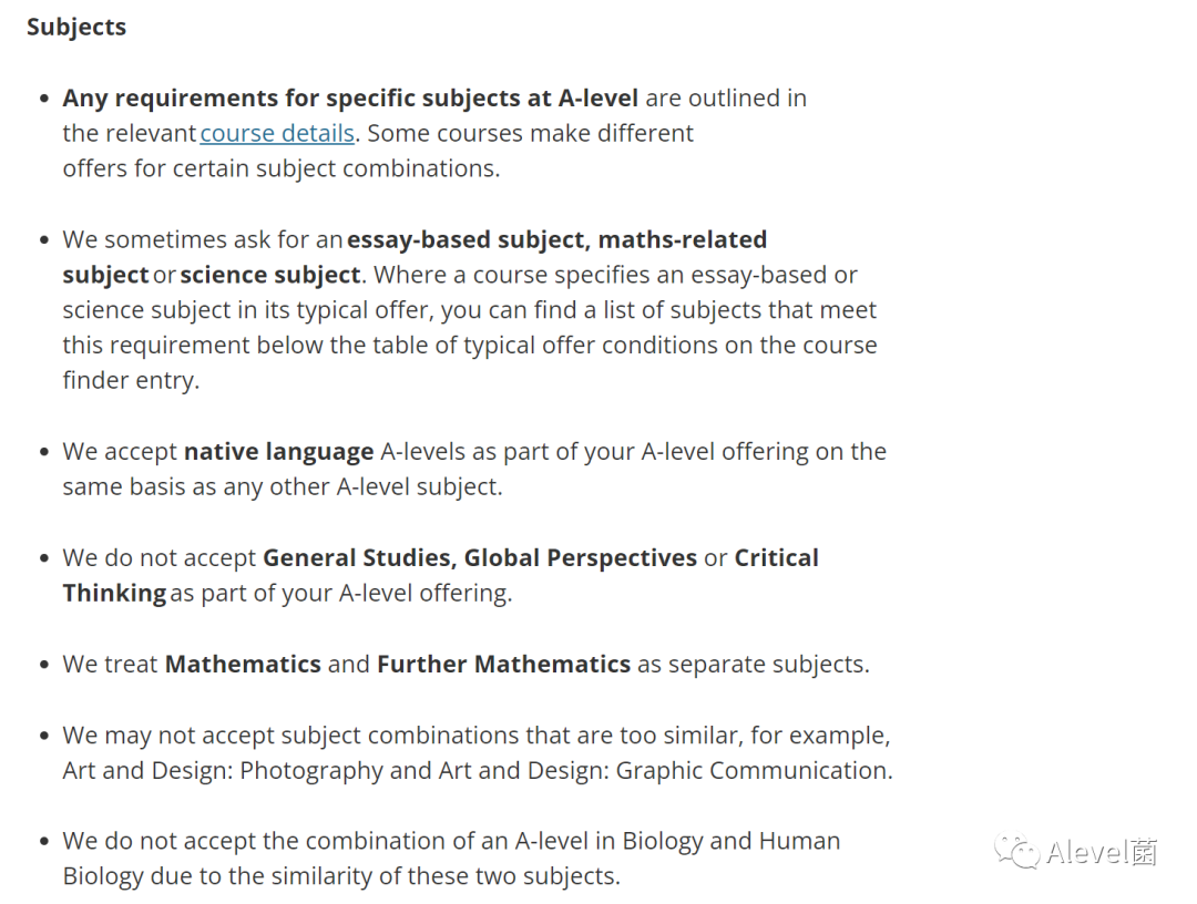 布里斯托大学Alevel要求汇总：科目、科目数量，能否接受重考等