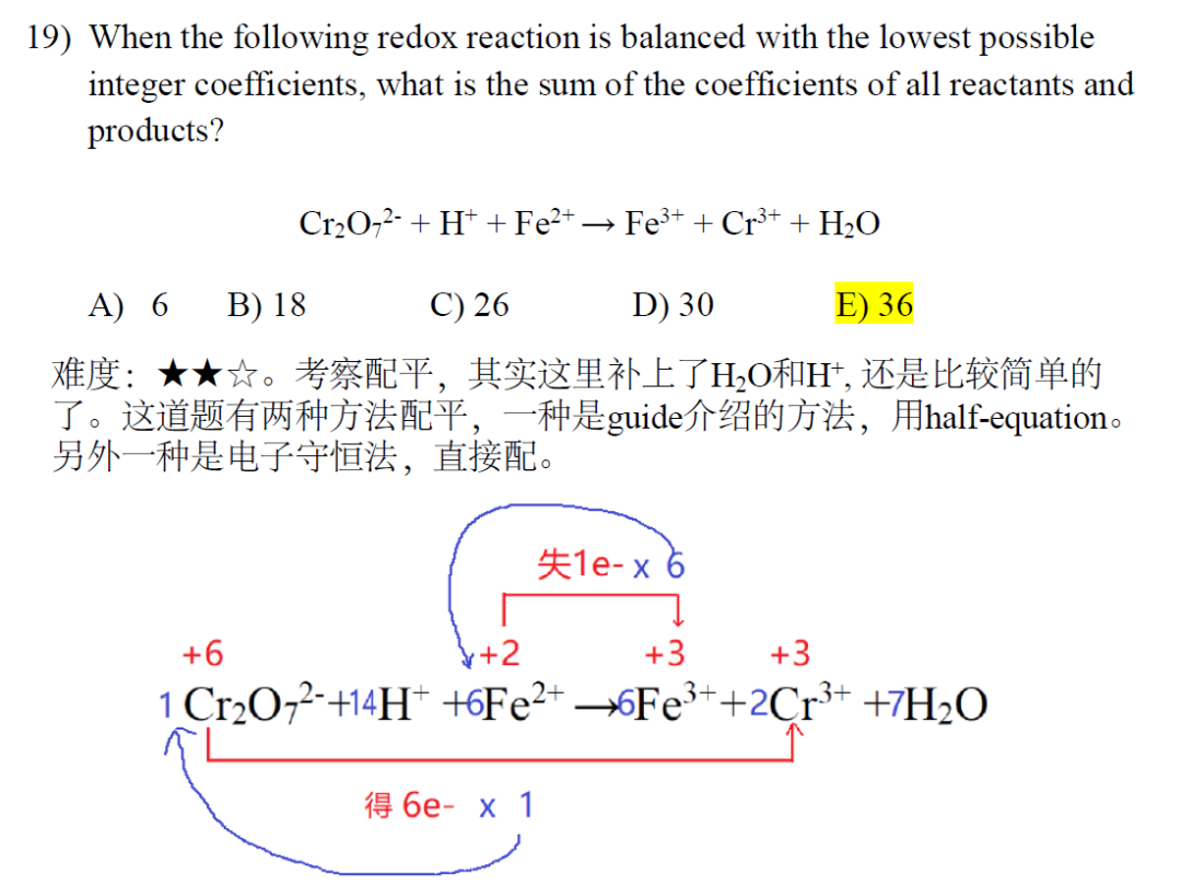 加拿大化学竞赛CCC真题讲解2022(4)