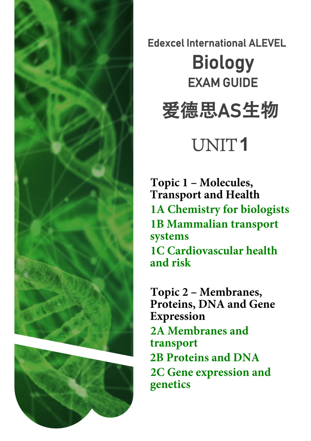 今年生物Revision Guide都“命中”了哪些题？