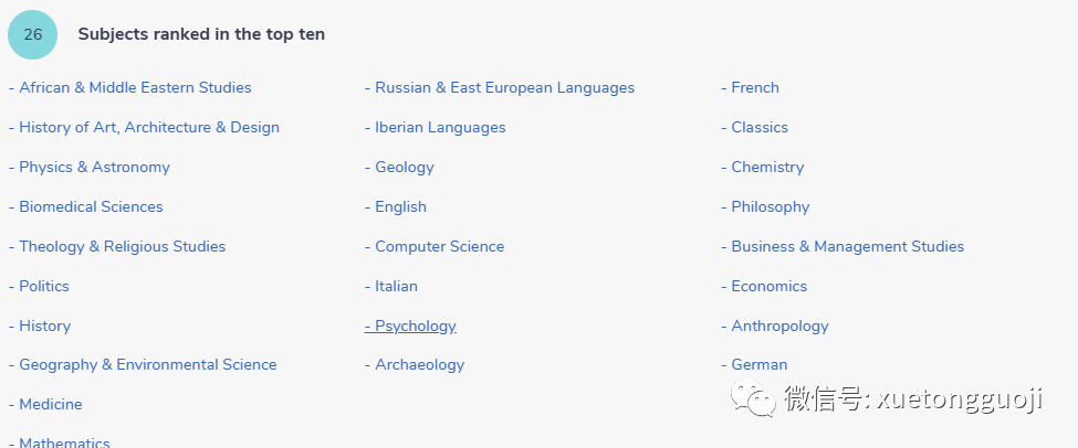 英国TOP10大学都有哪些王牌专业？这两所院校霸榜学科排名！