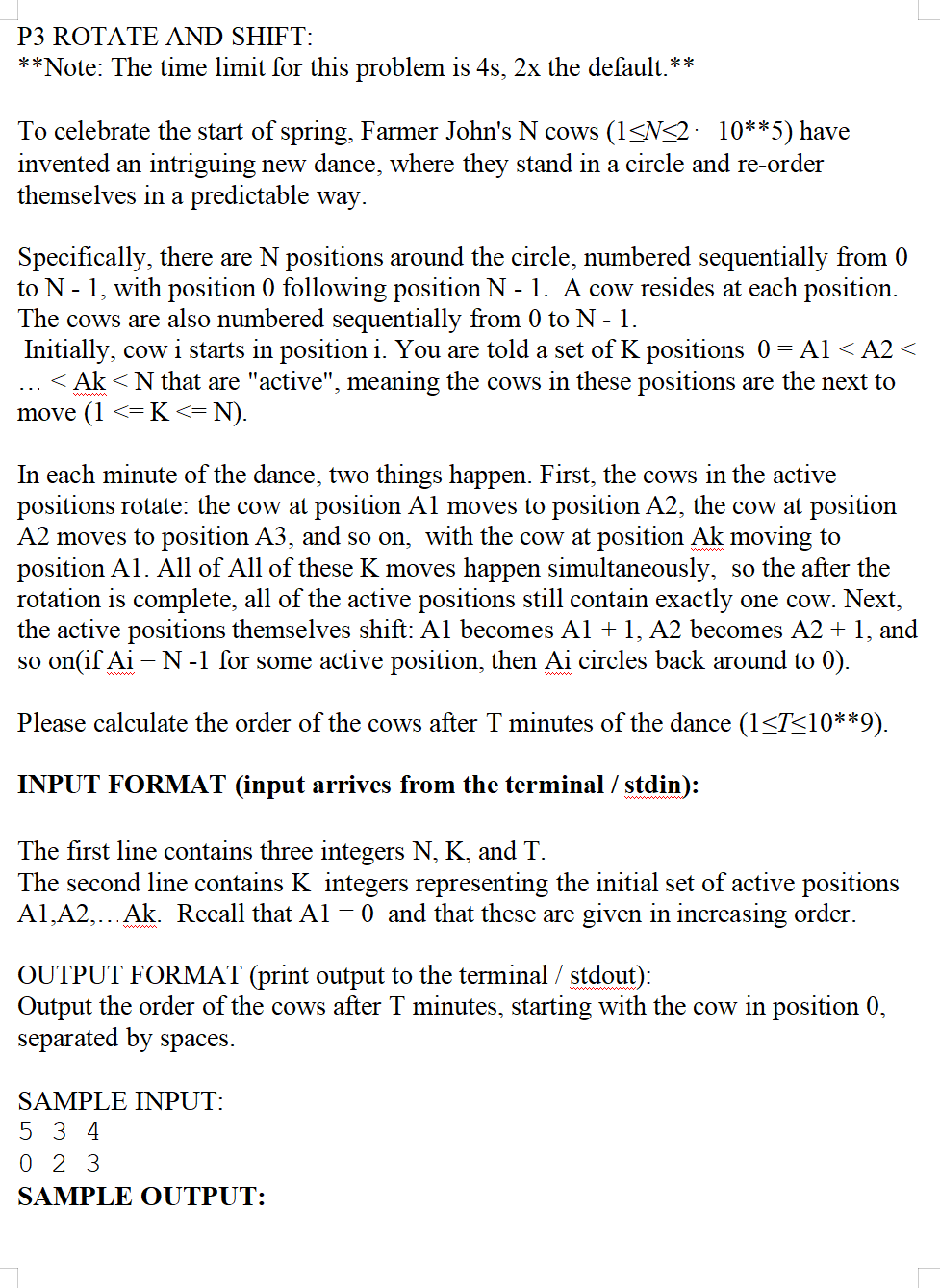 2023 USACO 3月公开赛赛后总结