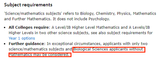 A-Level 数理五大科目如何选？来看看名校录取要求怎么说！