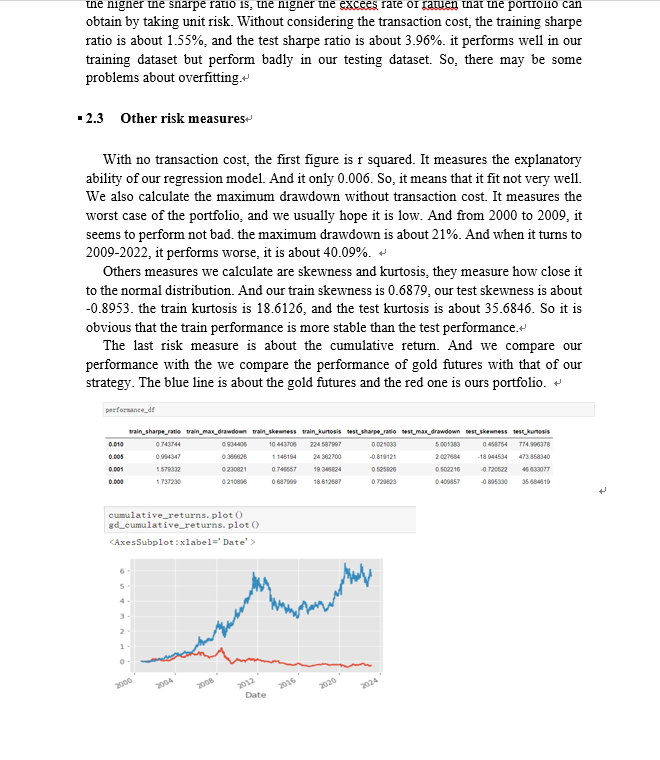 项目回顾｜金融学课题：金融工程“技术流玩家”---金融数学建模、趋势预测与投资交易策略解构