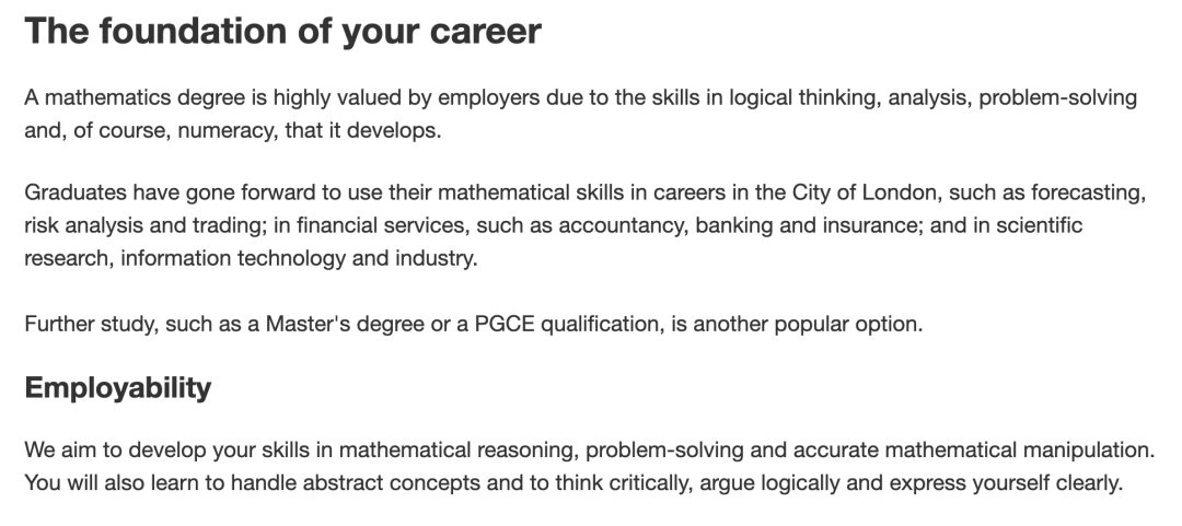 最基础百搭的数学专业究竟有什么魅力？牛剑G5数学汇总告诉你答案