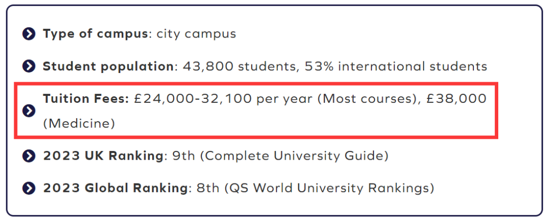 超值！盘点国际学生学费最低的英国大学（附热门院校学费汇总）