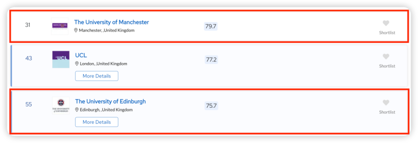 offer季纠结：UCL vs KCL; 爱丁堡 vs 曼大, 如何选？