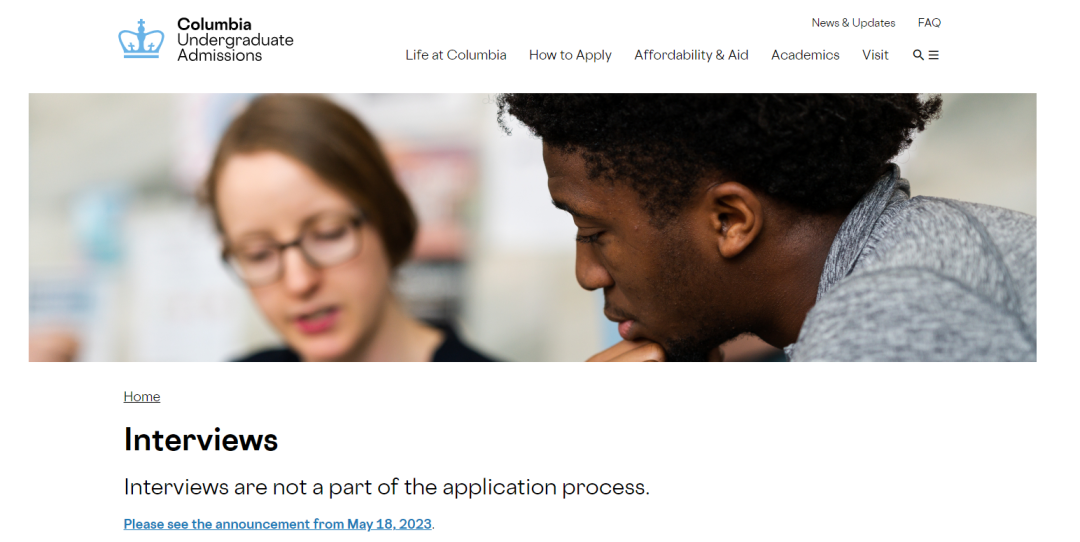 哥伦比亚大学取消校友面试！预计将加强材料真实性审查？